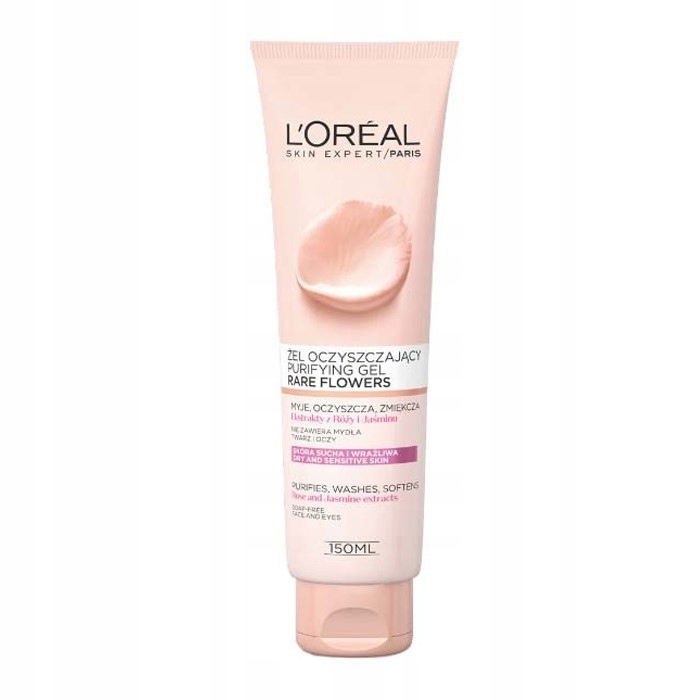 

Loreal żel oczyszczający Rare Flowers skóra sucha