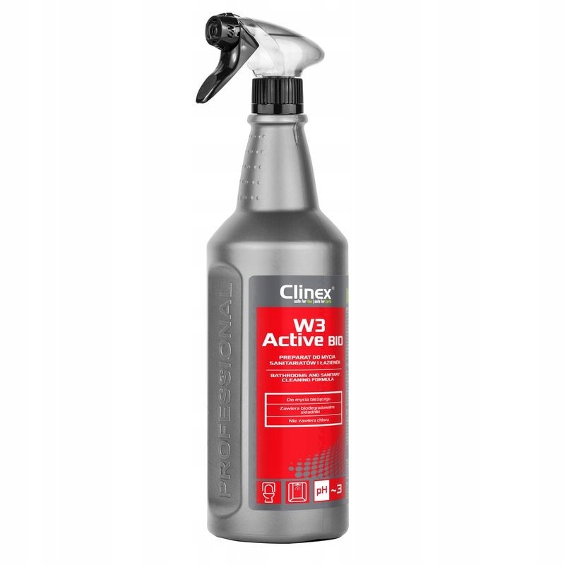 

Clinex Płyn Do Mycia Toalet W3 Active Bio 1L
