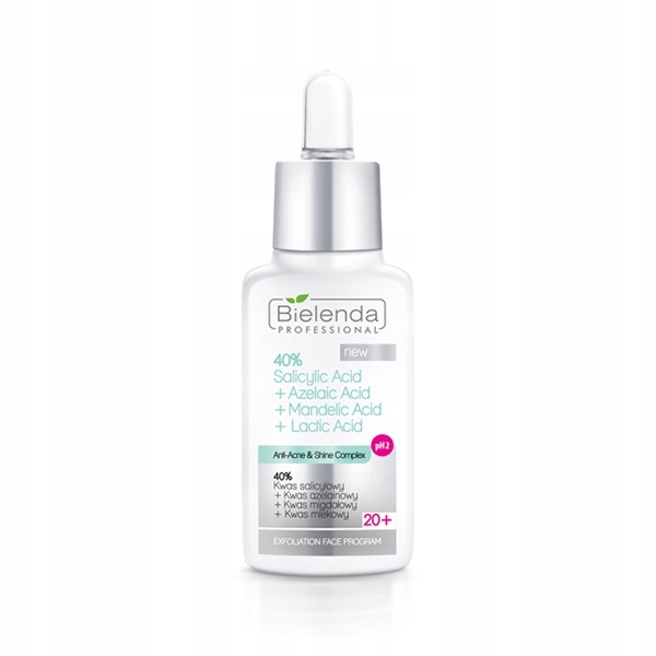 Bielenda Kyselina Salicylová 40% Na Obličej Azelainová Mandlová 30 ML