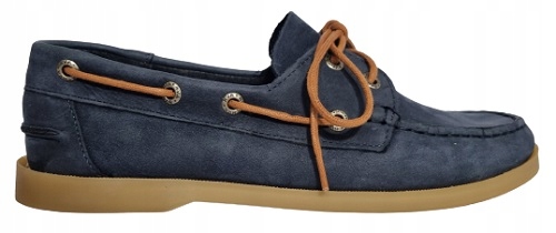 Pánské mokasíny 446 tmavě modré r43