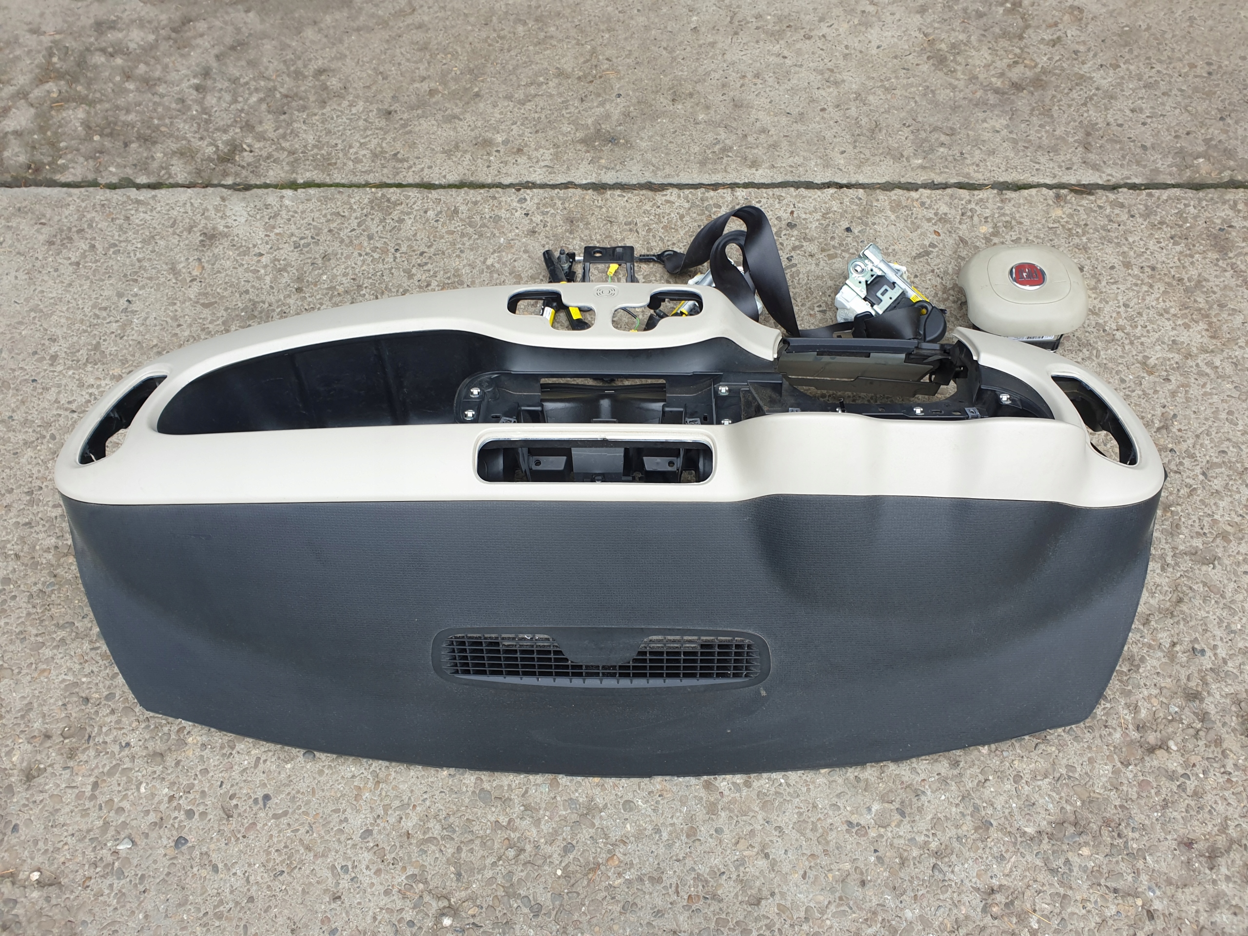 dashboard instrument panel airbags FIAT PANDA III 3 2012