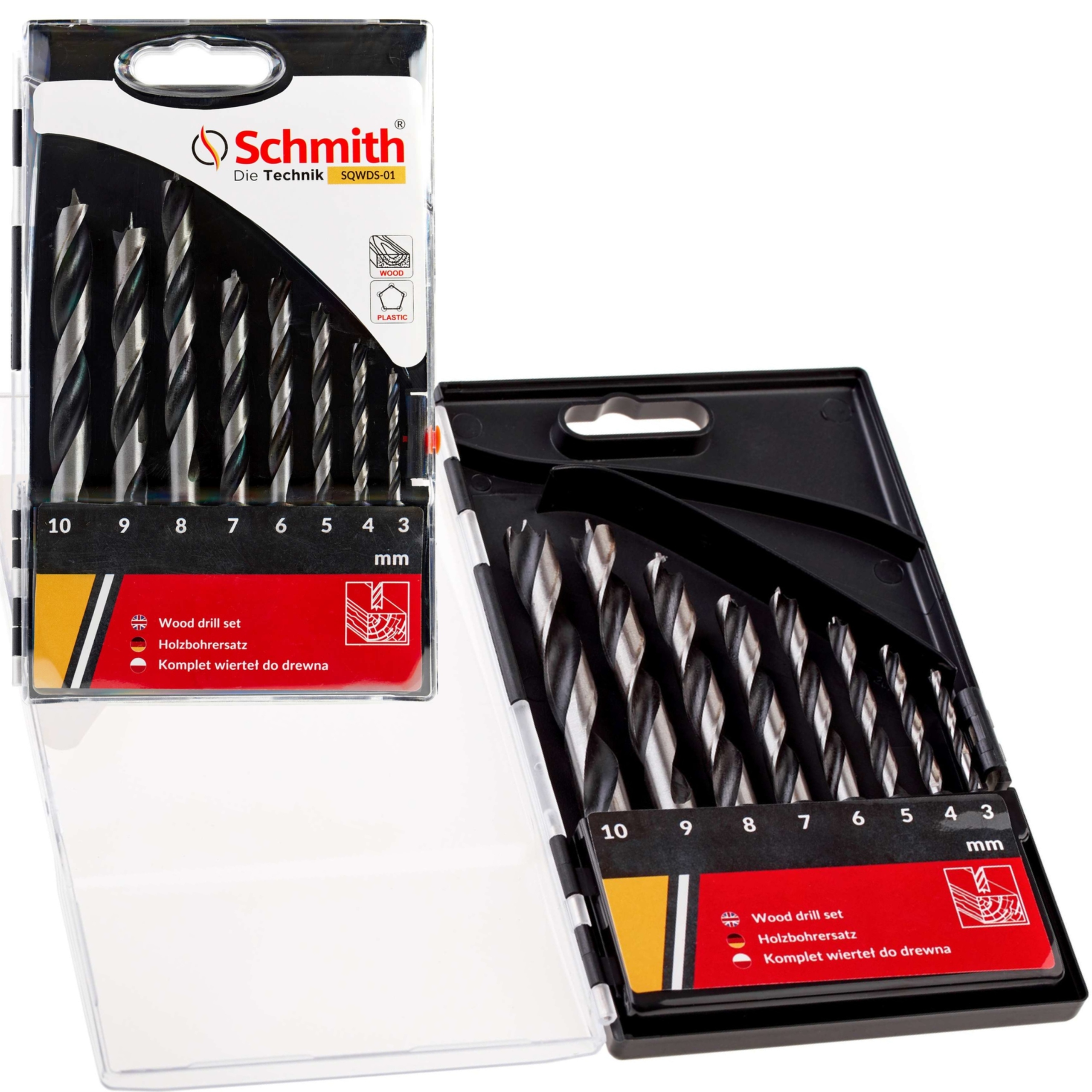 

Komplet Wierteł Do Drewna 3-10MM Schmith Niemiecki