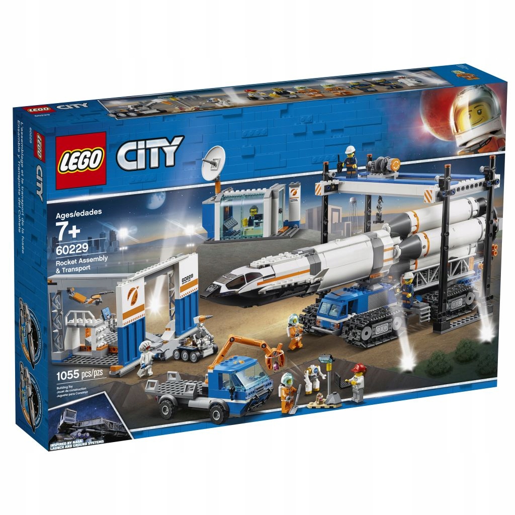 Lego City Přeprava a montáž rakety 60229