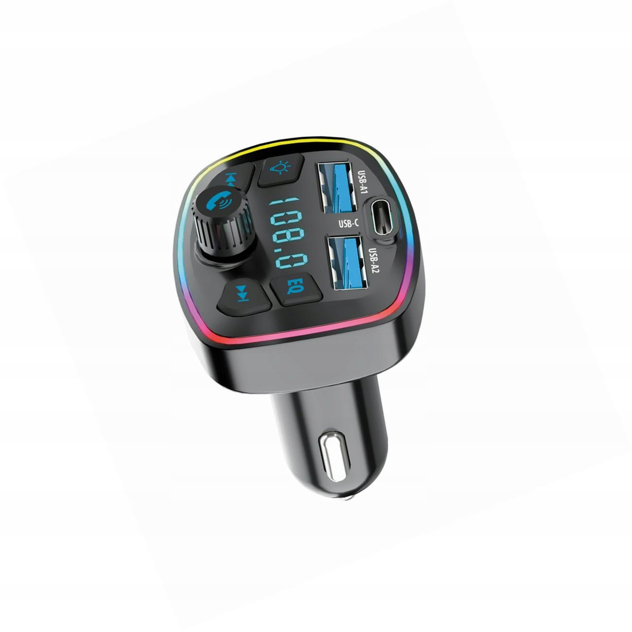 ładowarka samochodowa transmiter Fm Bluetooth 3 wejścia do Doogee S68 Pro