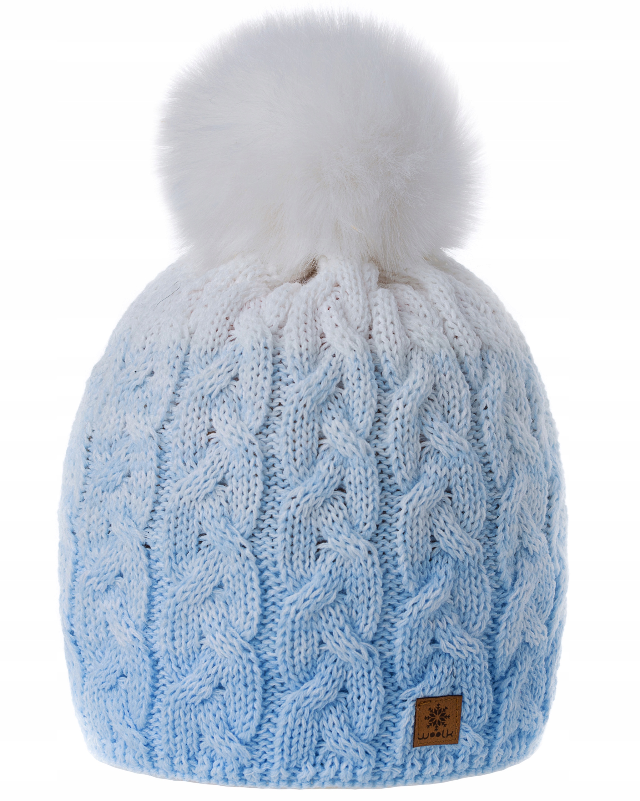 

Zimowa Czapka Ciepła pompon i polar Woolk Pola
