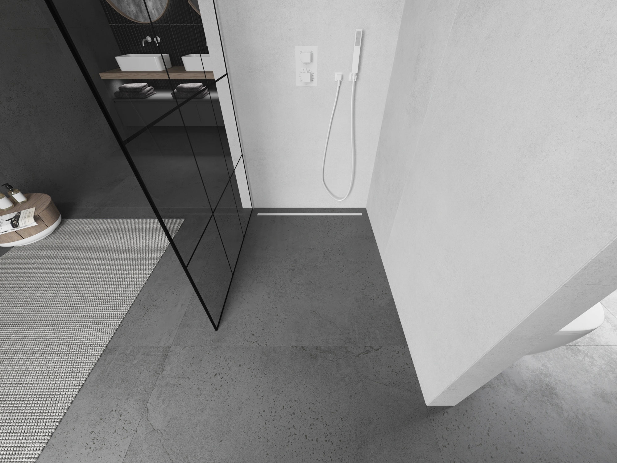 MEXEN KIOTO ŚCIANKA PRYSZNICOWA WALK-IN 100 x 200 CM BIAŁA szkło 8 mm Marka Mexen