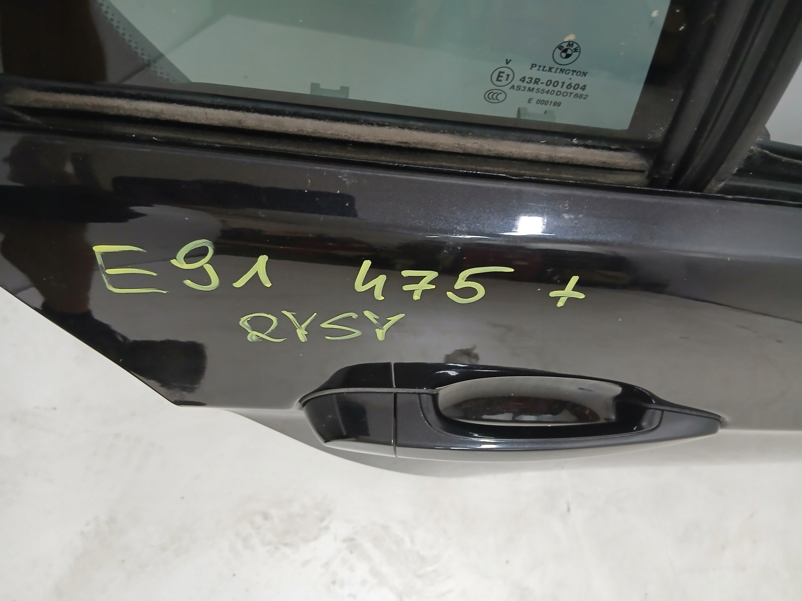 Tür rechts heck hinten BMW E91 475 BLACK SAPPHIRE