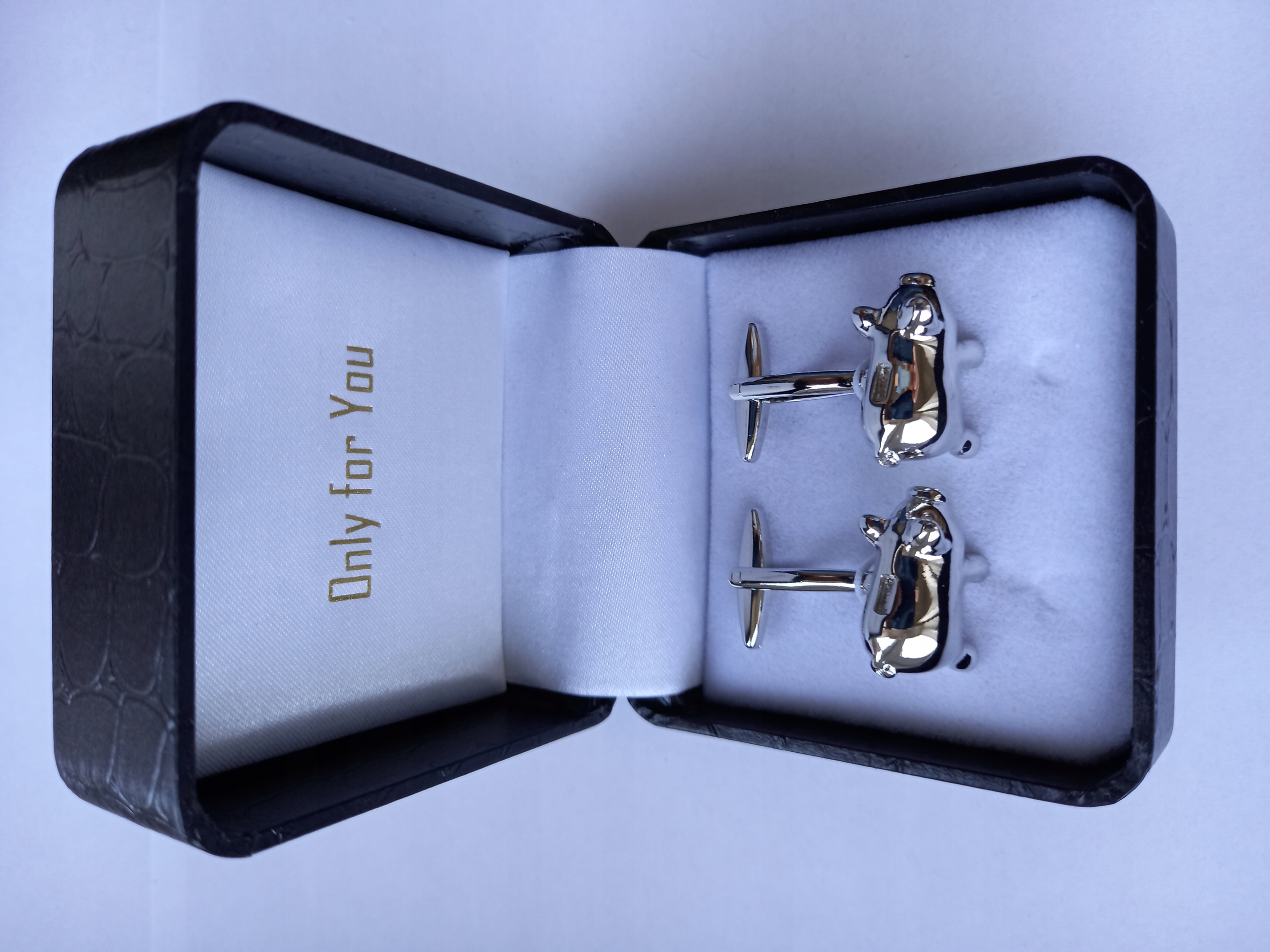 Manžetové knoflíčky Prase Prasátko Pokladnička