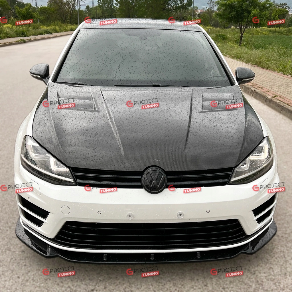 Dokładka przedniego zderzaka do VW GOLF VII 2013-2016 czarny połysk EAN (GTIN) 4099654100439