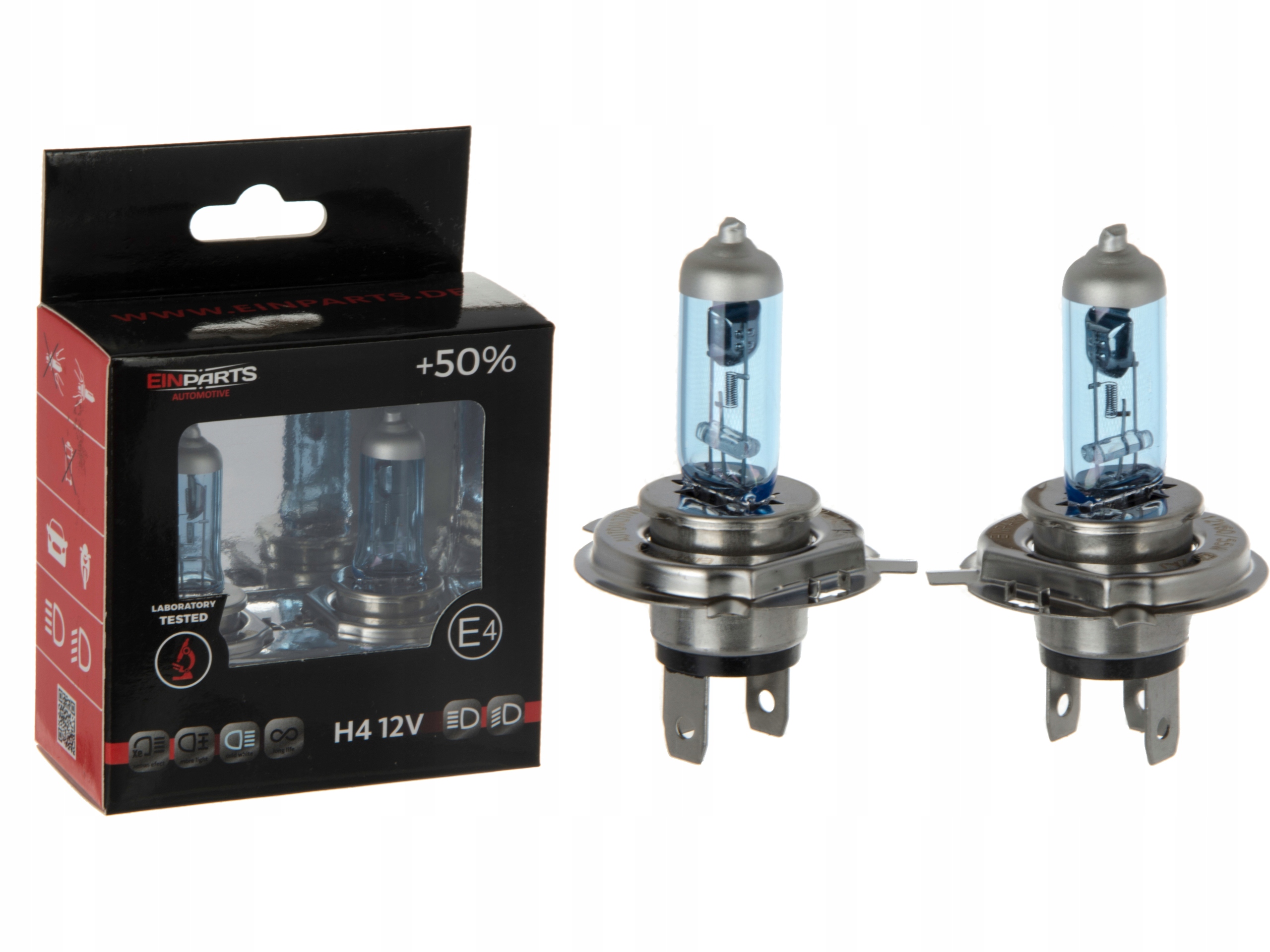 

Żarówka H4 12V 60/55W 2szt. Einparts EPB11K