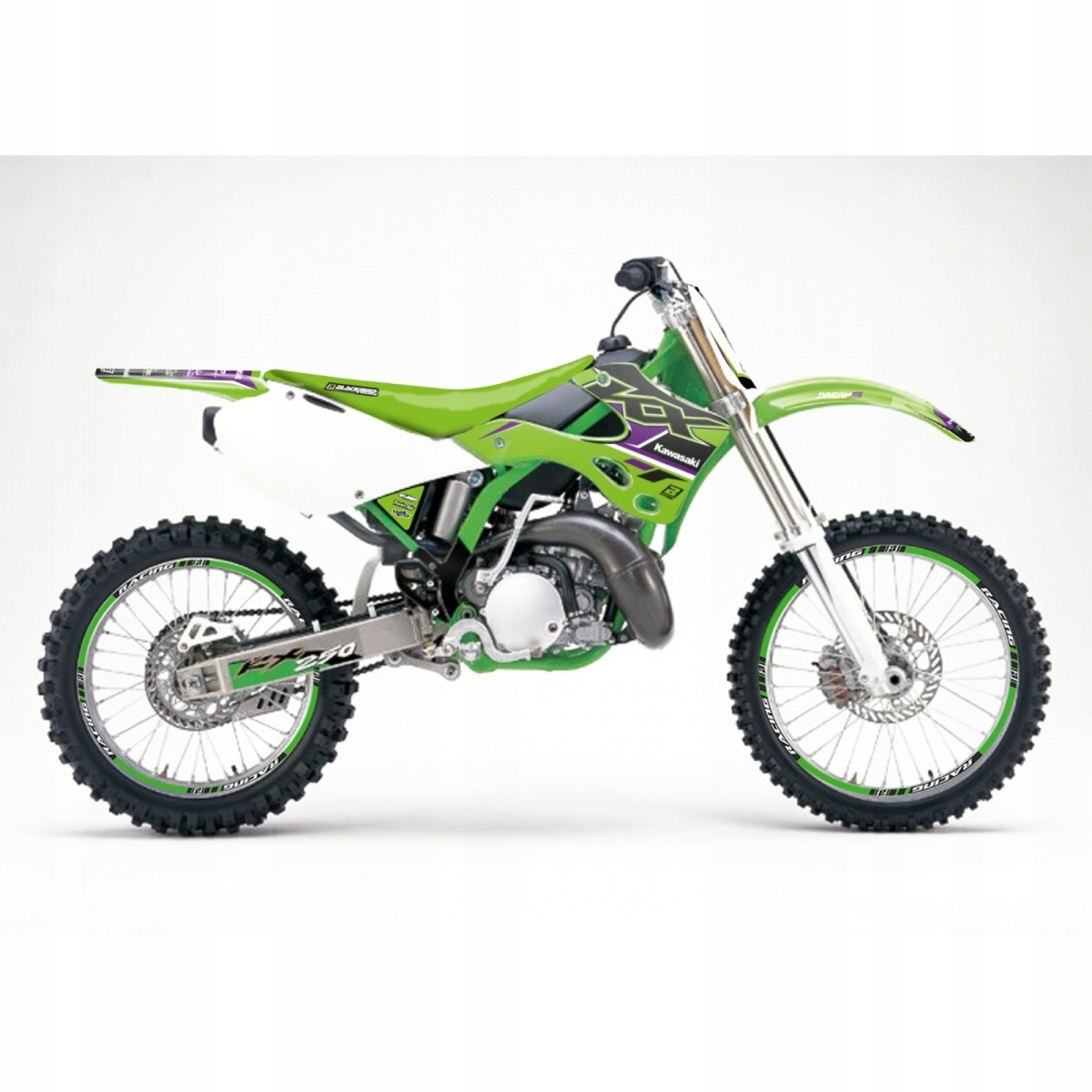 Blackbird Sada Nálepiek (oklein) Kawasaki Kx 125/250 '99-'02 Dream 5 Kol