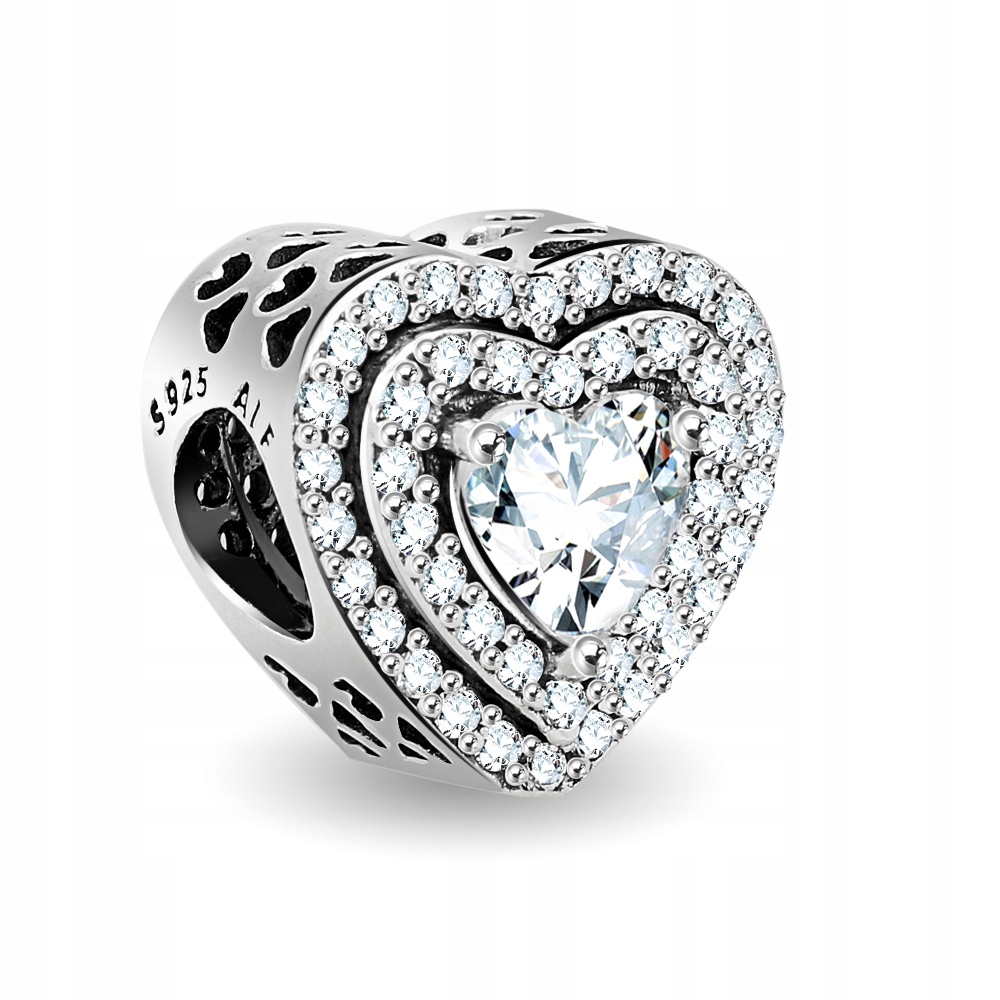 Charms Pandora Lesklé srdce 799218C01