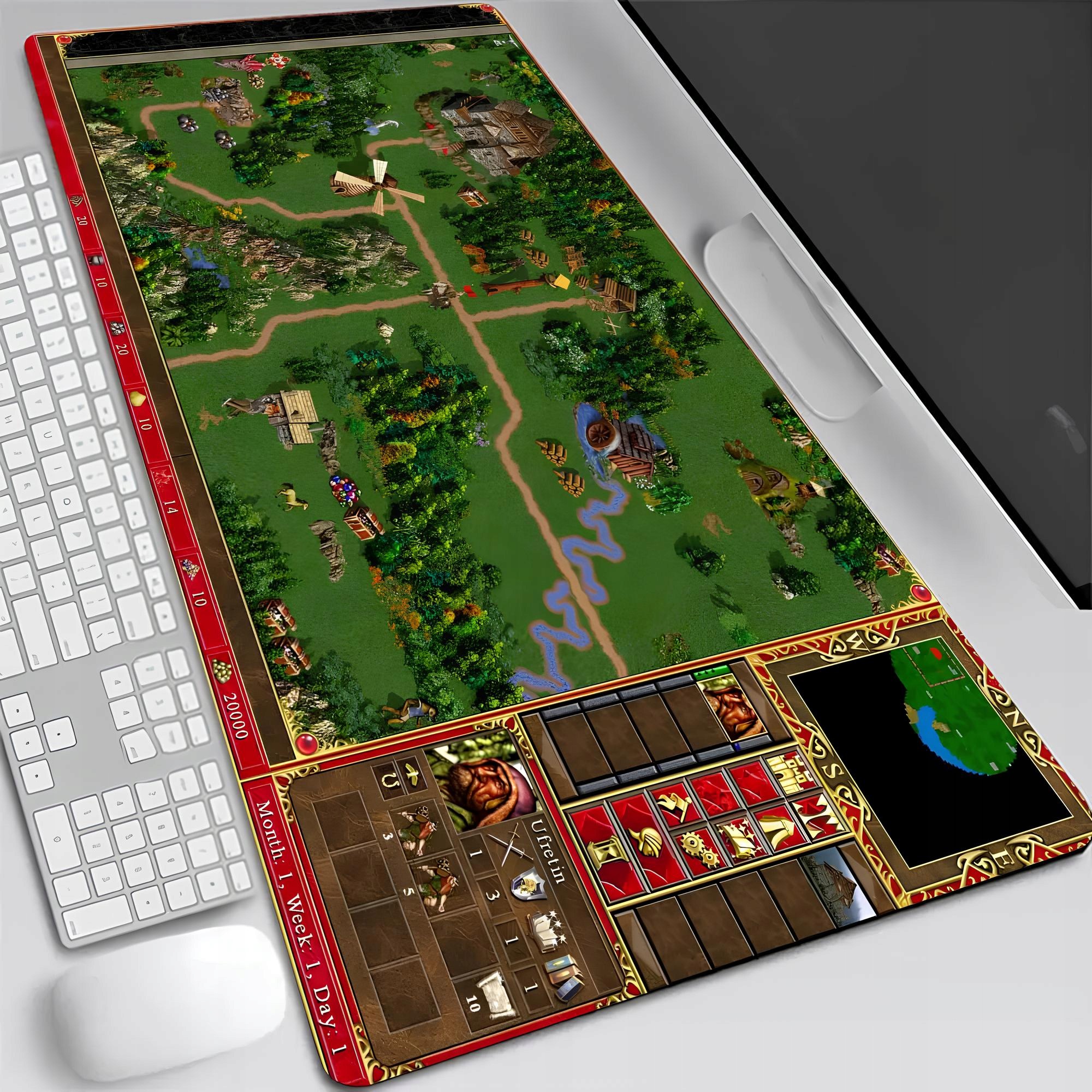 Podložka pod myš Heroes of Might and Magic III 900x40 mm