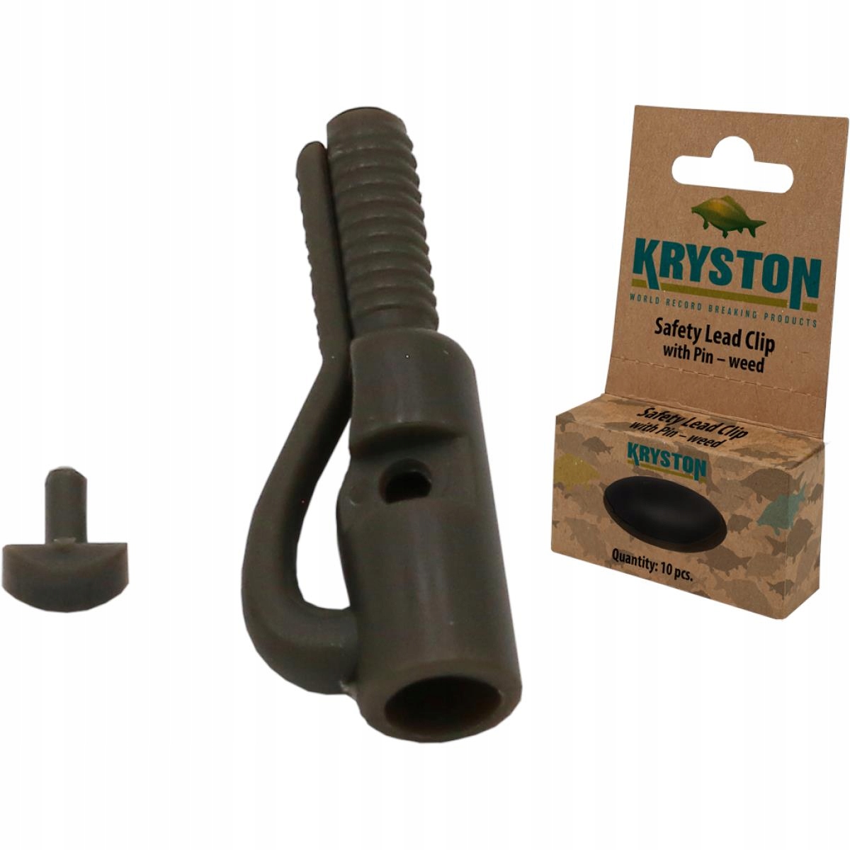 Kryston Safety Lead Clip with Pin Bezpieczny k