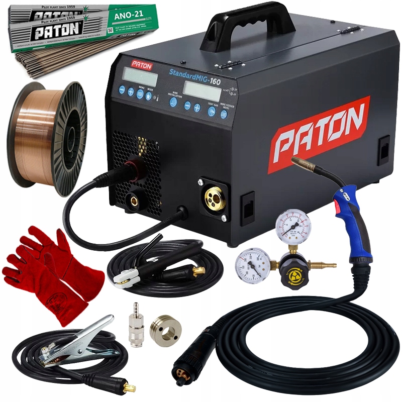 SPAWARKA MIG MAG MIGOMAT PATON StandardMIG 160A Zestaw Spawalniczy 1