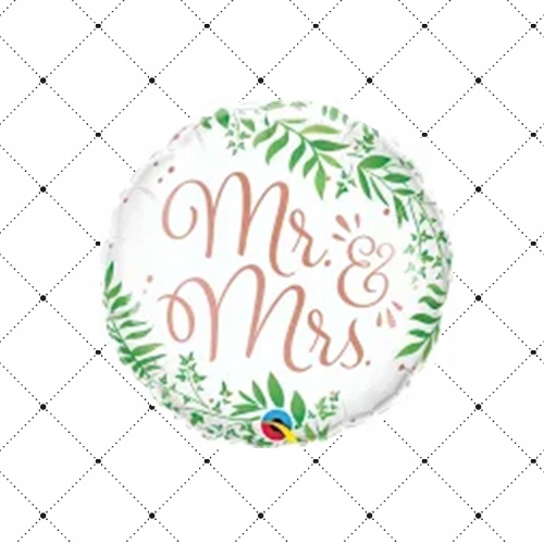 Balon foliowy Mr & Mrs ,Ślub Kod producenta SDG