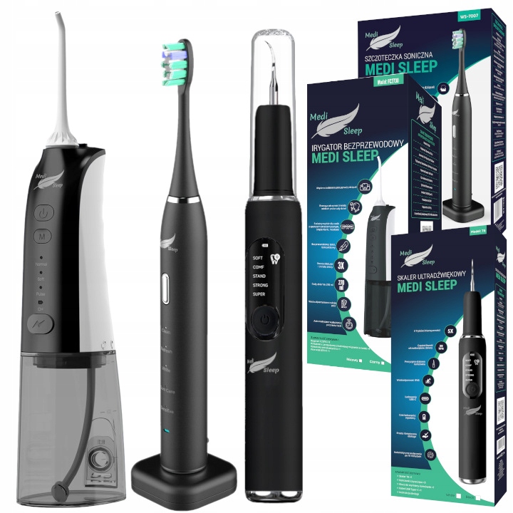 Irygator Szczoteczka I Skaler Do Zębów Bezprzewodowy Pulsacyjny Dentystyczn