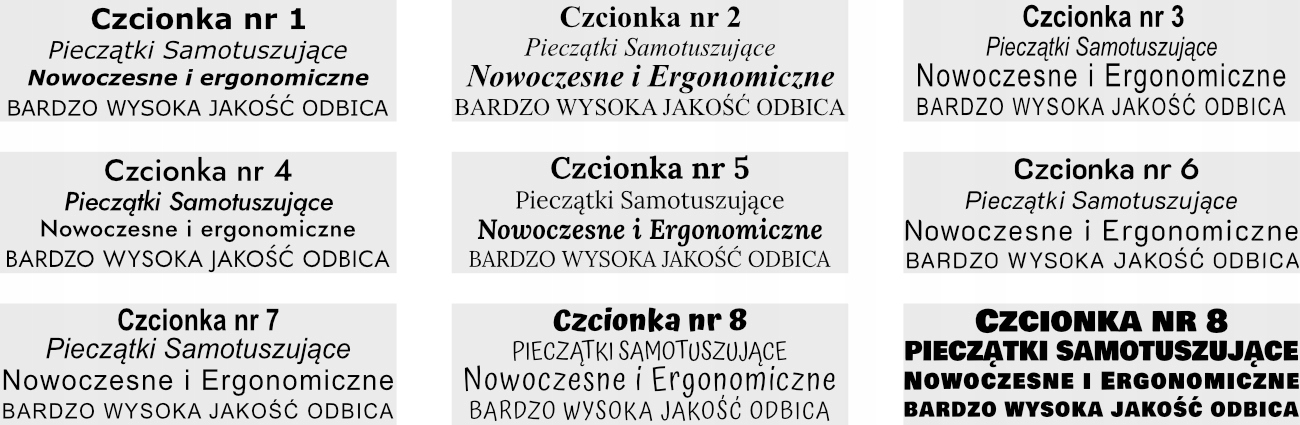 PIECZĄTKA Modico Nomo 3 1/2 - GRAFITOWA - 6 wersów Rodzaj Automatyczna (samotuszująca)