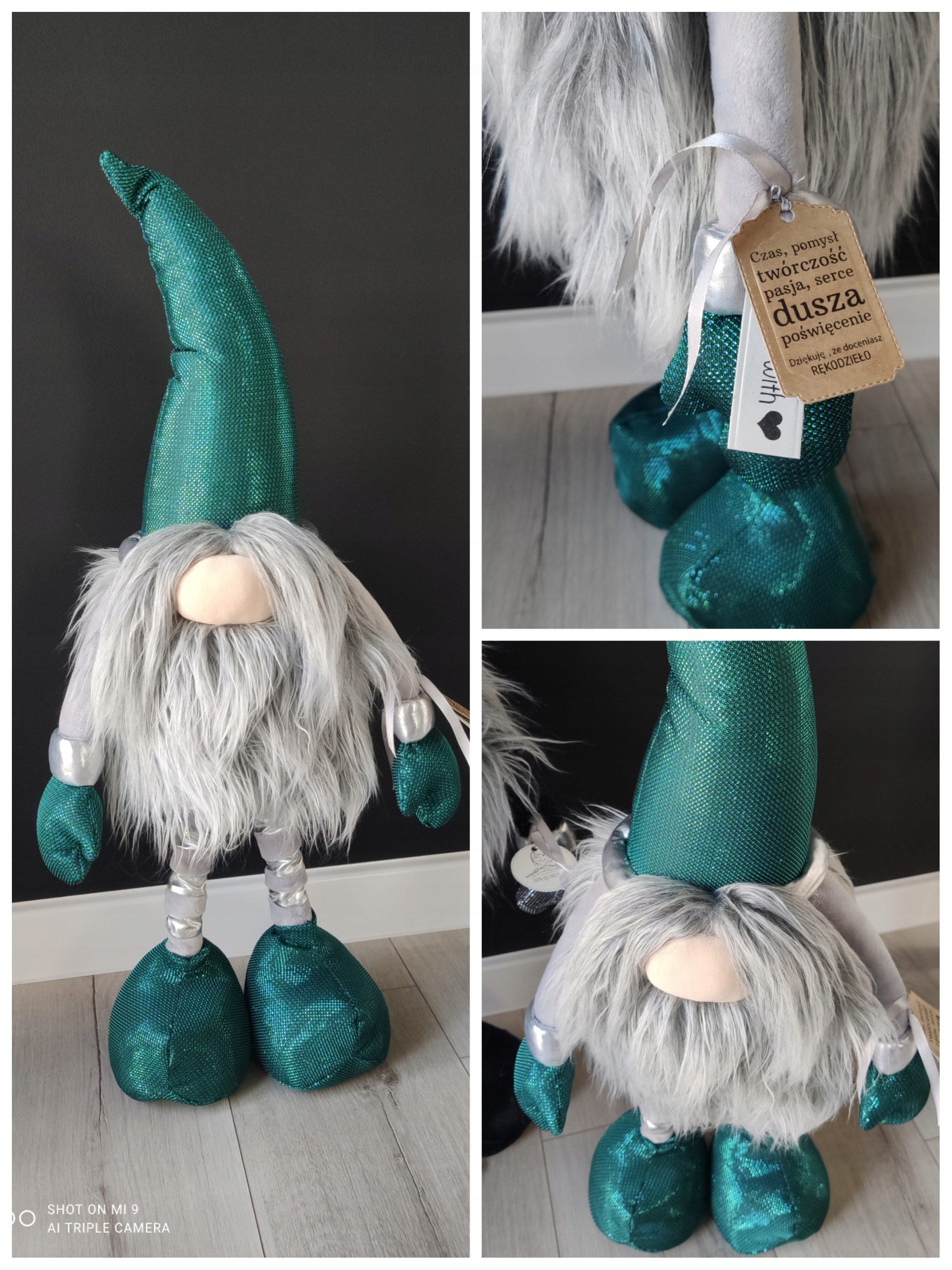 Futerko na brodę dla mikołaja skrzata krasnala elf Marka Inna