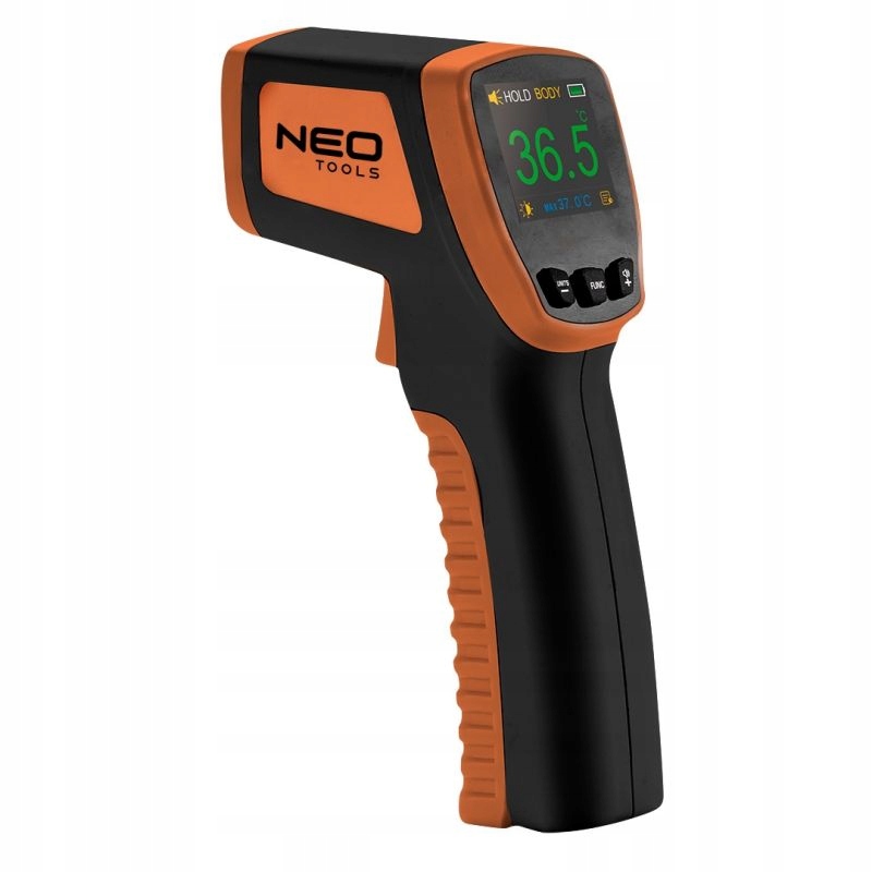 Non-contact thermometer for NEO body temperature