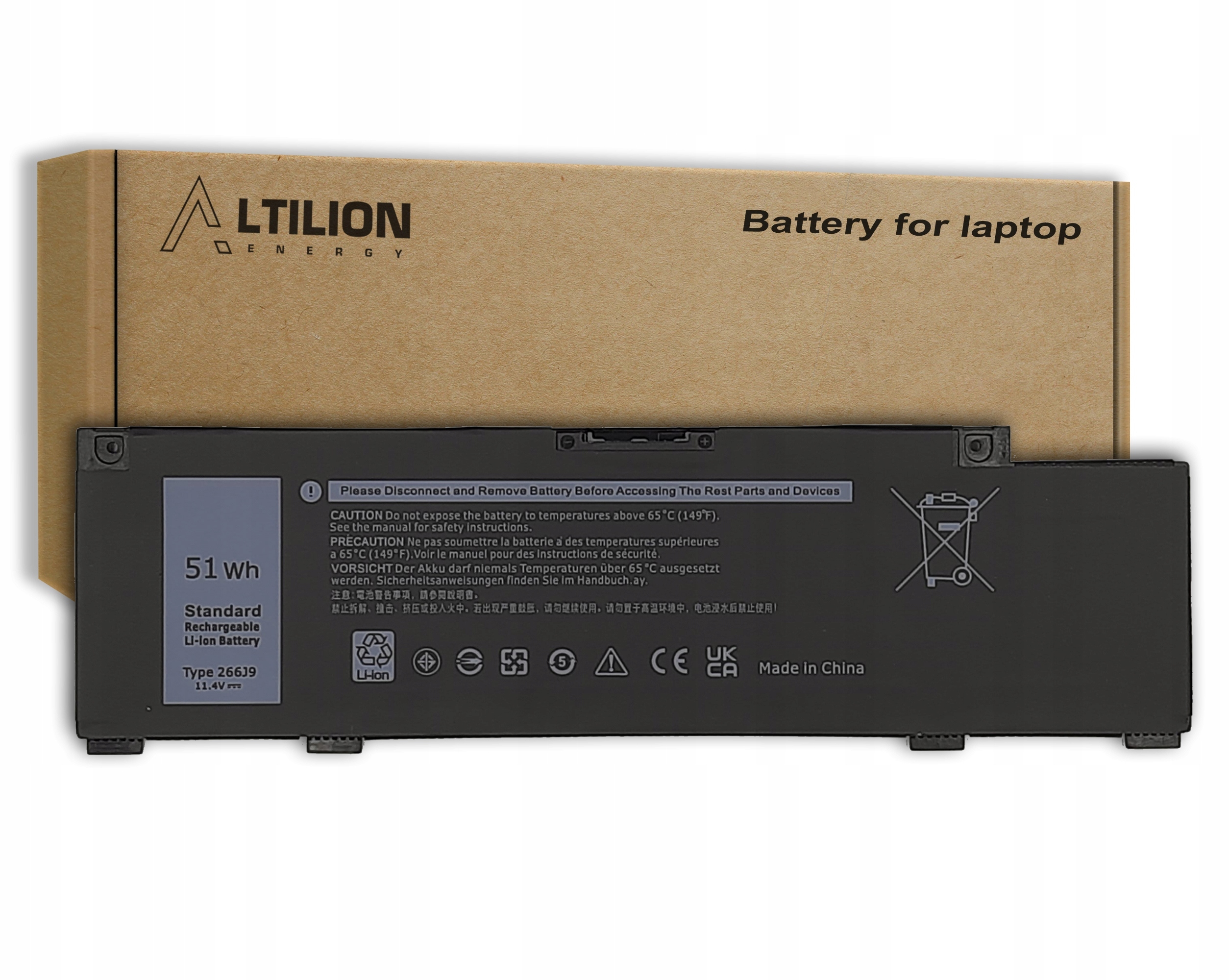 Baterie Altilion Energy 266J9 kompatibilní s Dell