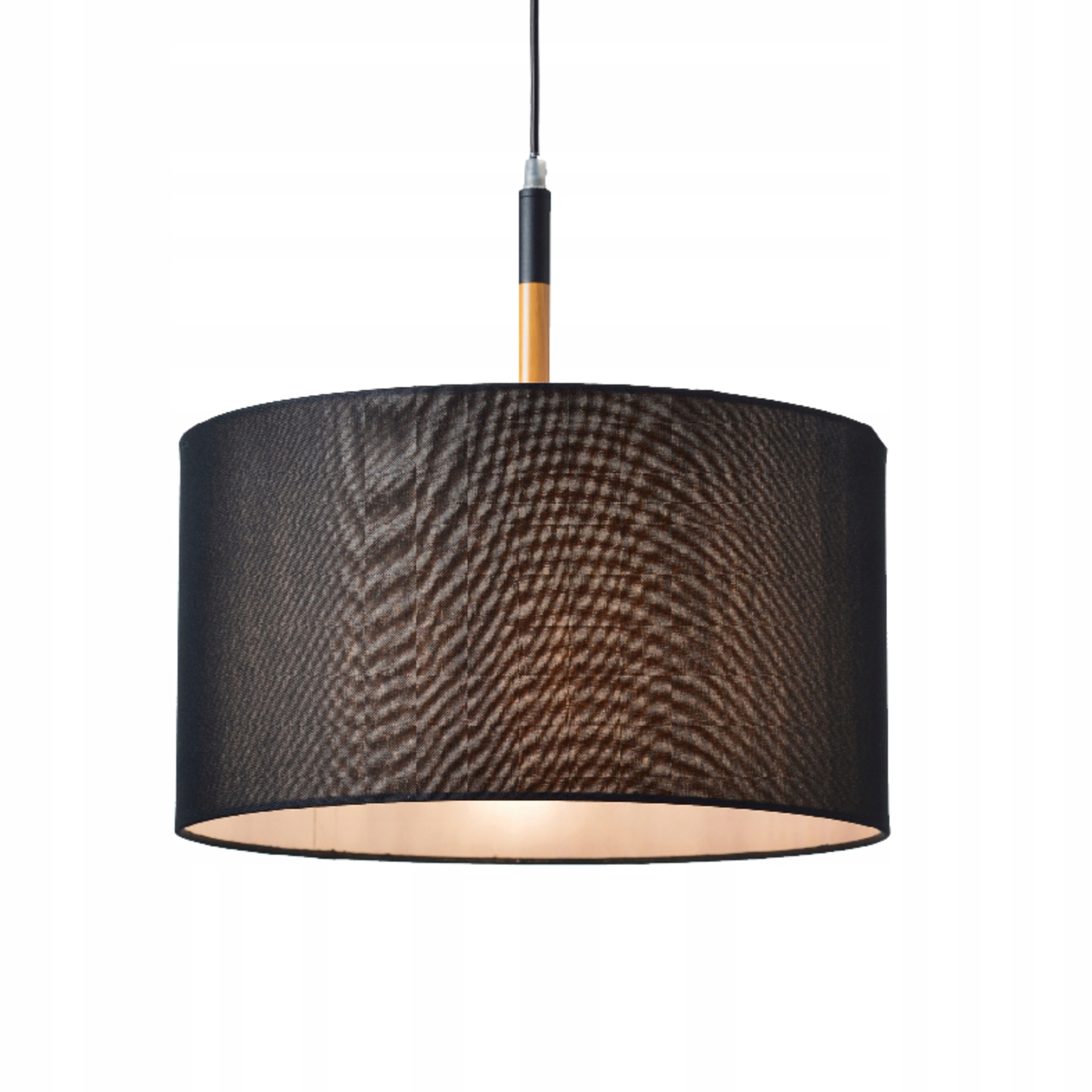 Aca Lighting Textile závesné svietidlo OD650840PBK