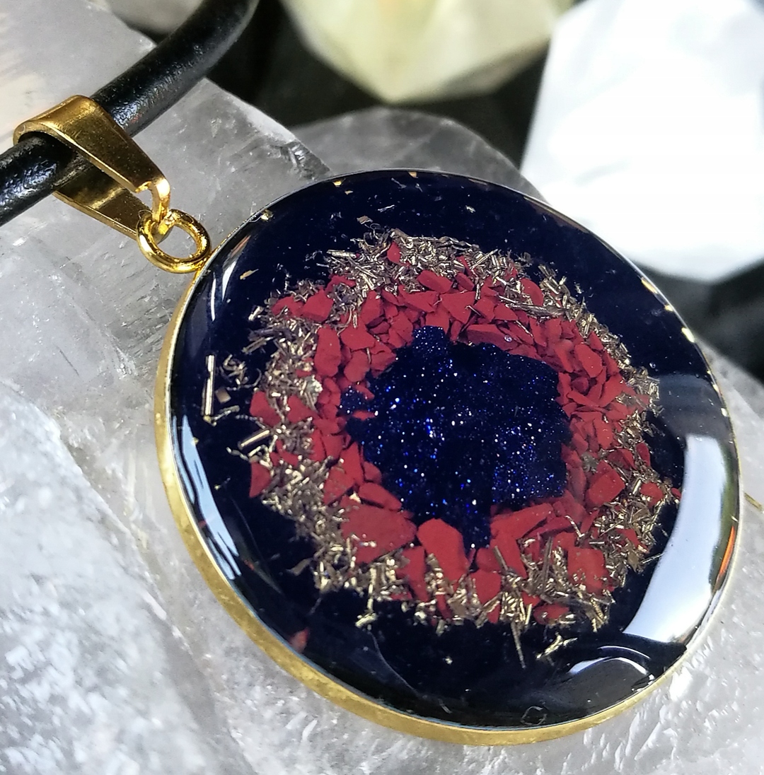 Orgonit Zářič 5G Turmalín Jaspis Noc Káhiry