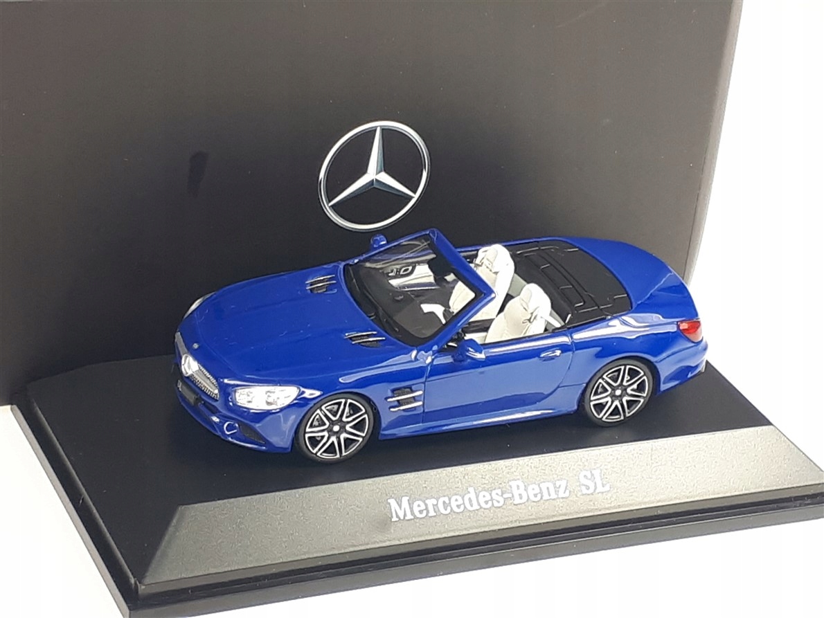 Spark Mercedes-benz Třída Sl R231 2016 B Modrá 1:43