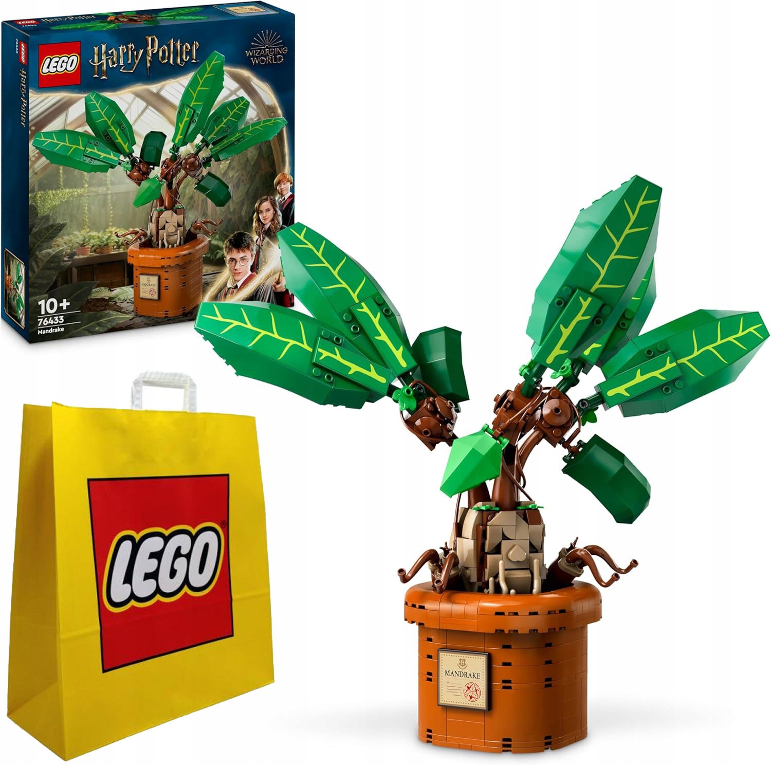 Lego 76433 Harry Potter Mandragora lego taška
