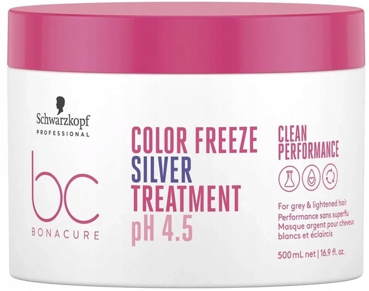 Schwarzkopf Maska pro barvené vlasy, odstraňuje žluté odlesky 500 ml