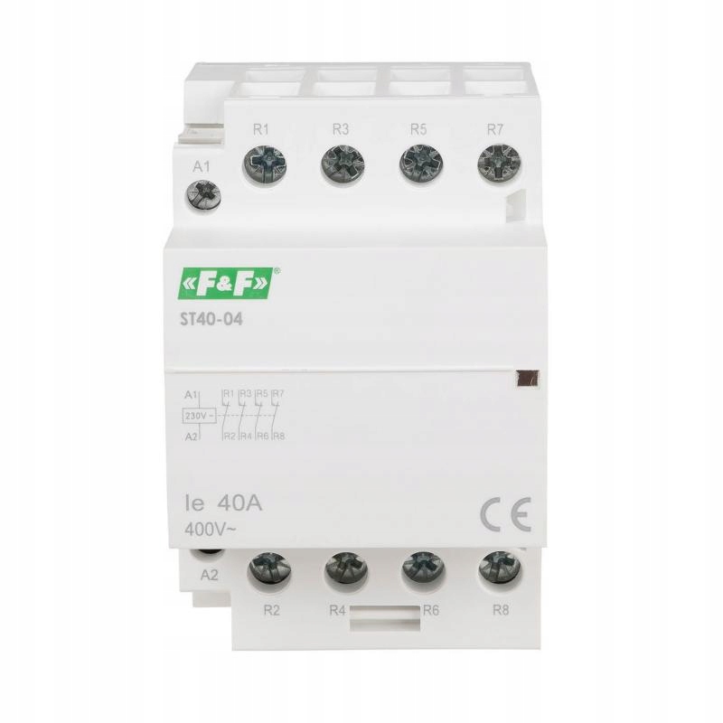 Modulární stykač 40A 4NC ST40-04 230V