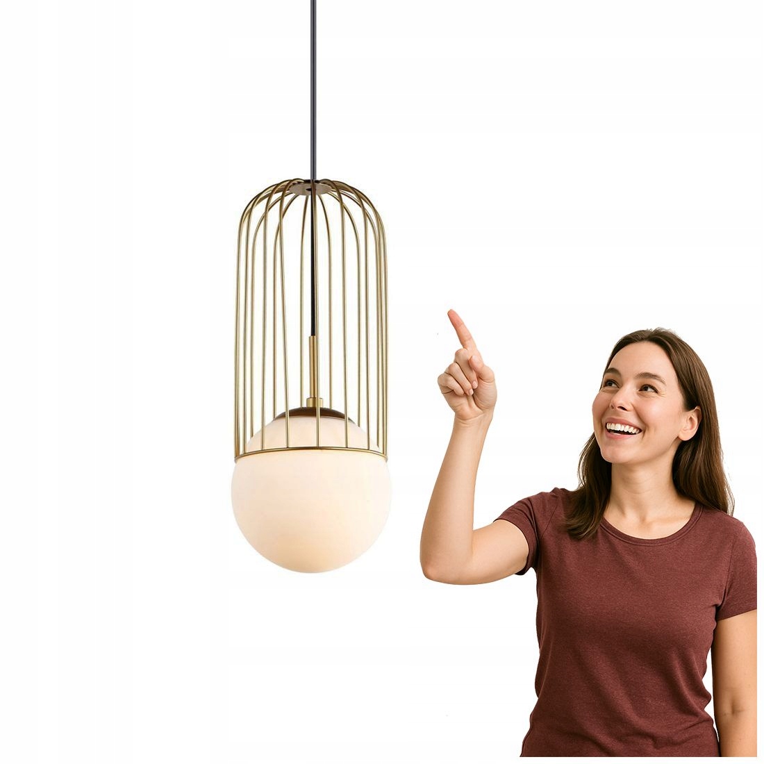 Závěsná lampa Matty MDM-3939/1 Gd Italux