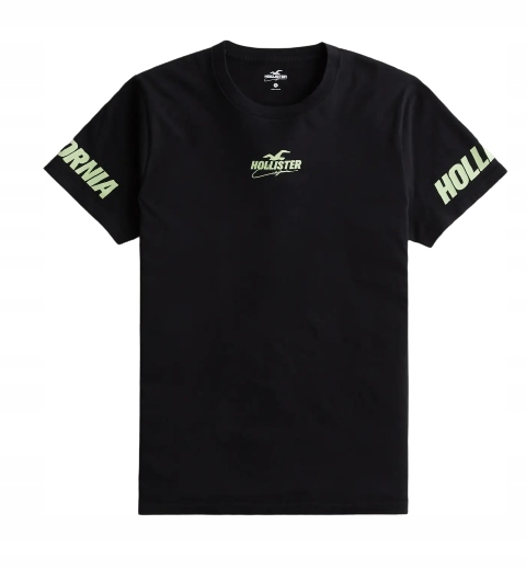 

t-shirt Hollister Abercrombie koszulka L czarna