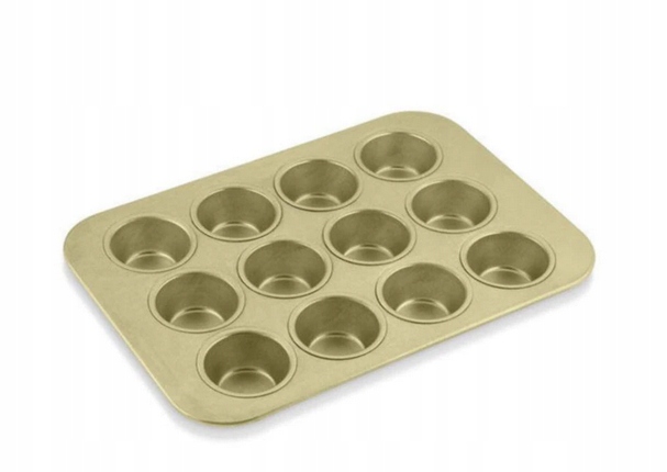 

Forma Do Pieczenia Na 12 Babeczek Muffinek Złota