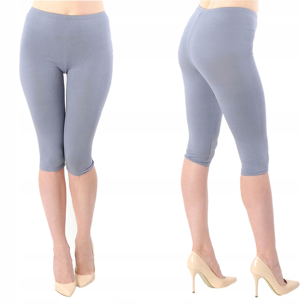 

458 Laemi Getry Legginsy Rybaczki Stalowe XXXXL 48