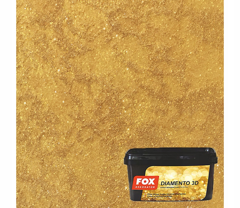 

Atlas Fox Farba Dekoracyjna 1l Diamento 3D Gold