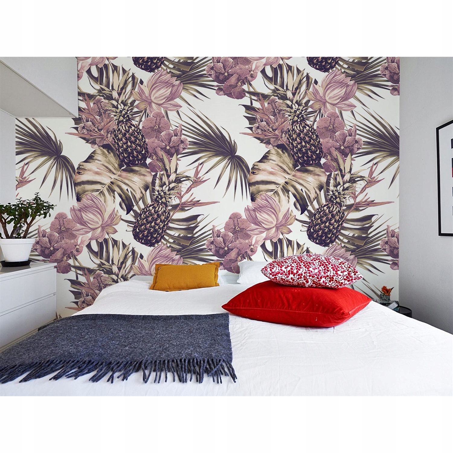 

Tapeta flizelinowa Tropikalna abstrakcja 416x254cm