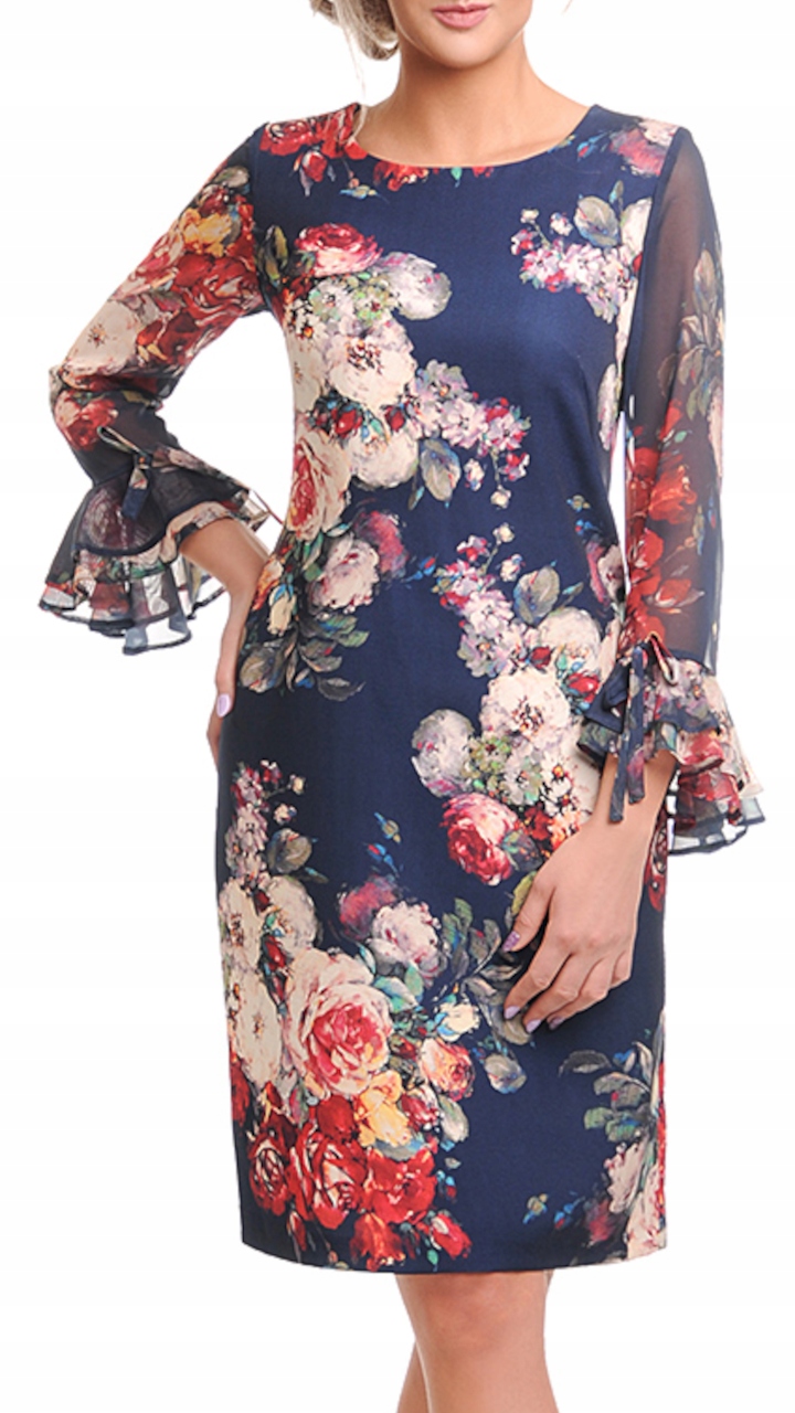 Šaty Olga 17 40 letní dámské na svatební hostina elegantní na návštěvním přijímání