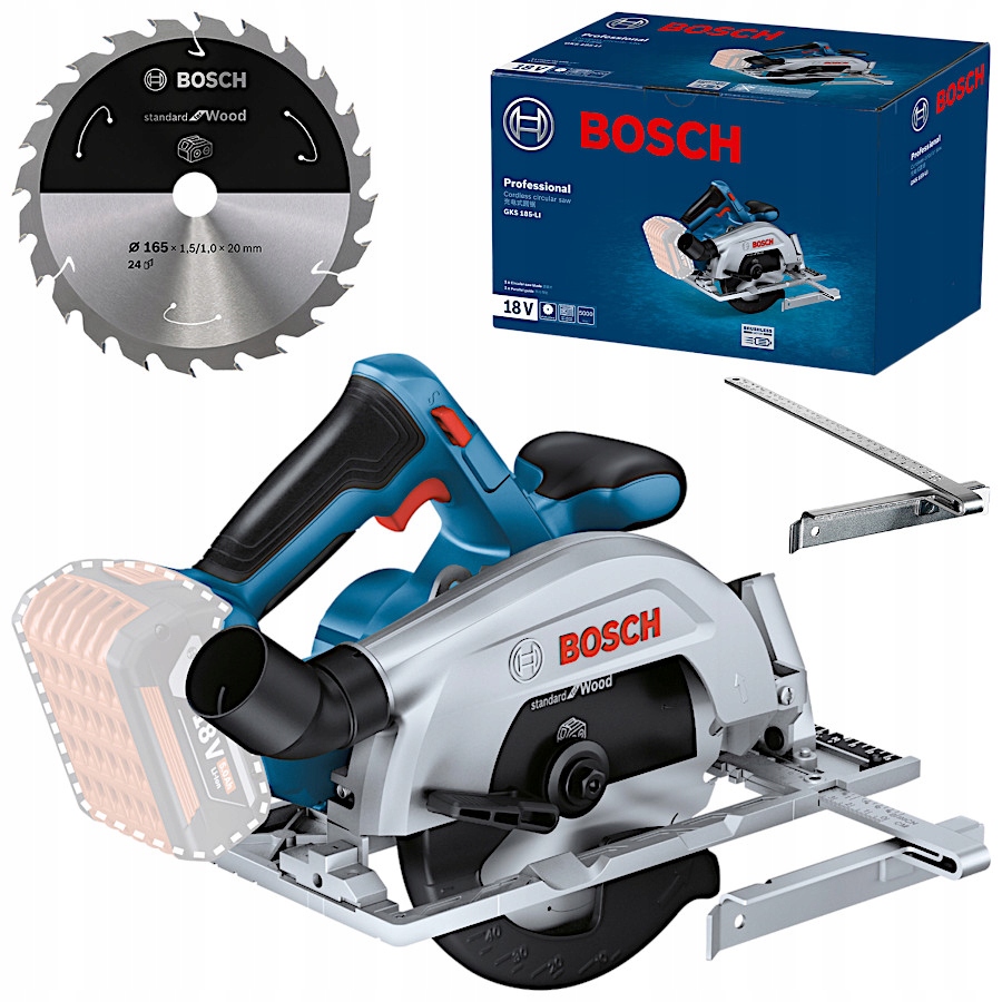 

Pilarka tarczowa Piła Bosch Gks 185-LI 18V 165mm