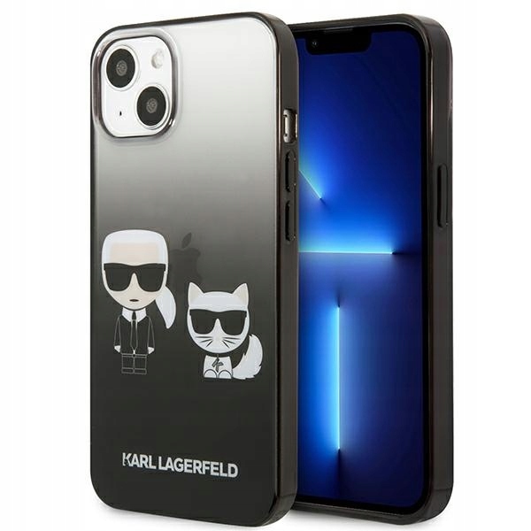Etui ochronne Karl Lagerfeld KLHCP13STGKCK do iPhone 13 mini czarne