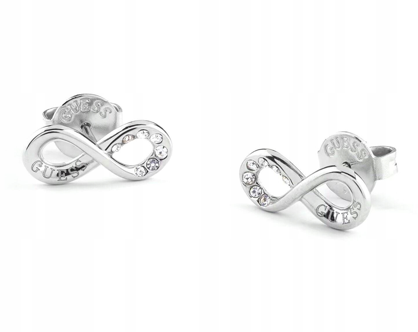Ocelové Stříbrné Náušnice Guess Nekonečno Endless Dream JUBE03262JWRHT