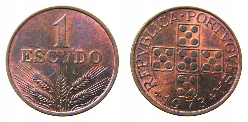 N1060. PORTUGALIA,1 ESCUDO, 1973