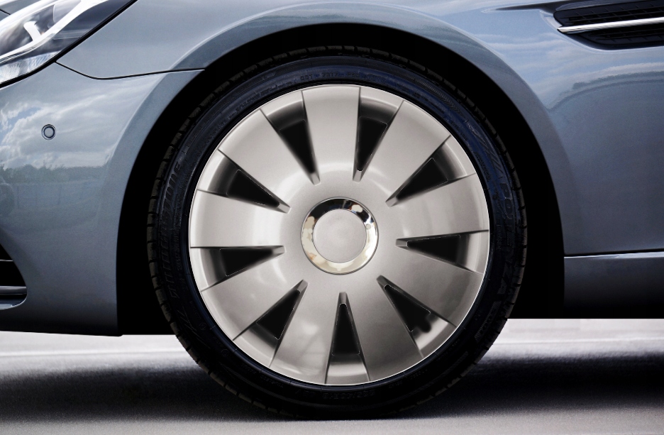 KOŁPAKI 16 NEFRYT GRAFIT CHROM POŁYSK UNIWERSALNE Producent Olszewski