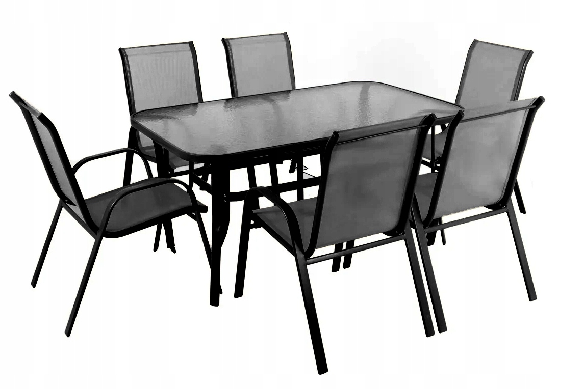 

Komplet Mebli Ogrodowych Milos Stolik 6 Krzeseł