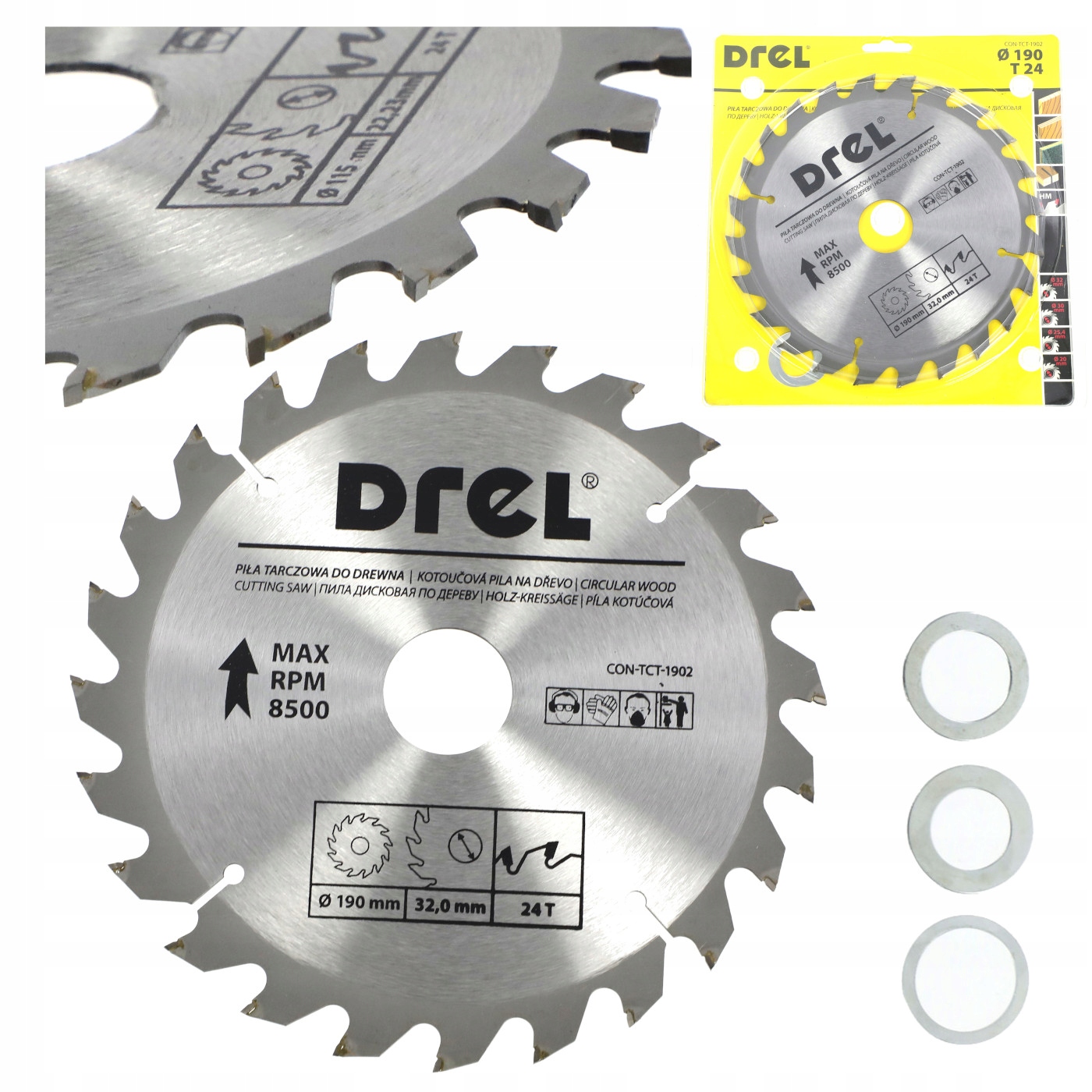 

Tarcza Do Drewna Piła Widiowa 190 X 30mm 24T