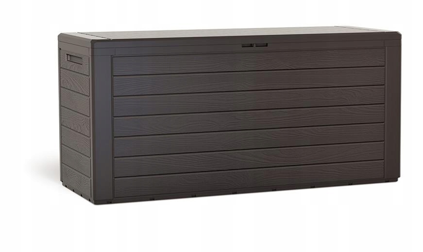 Zahradní box Prosperplast Woodebox hnědý 280L