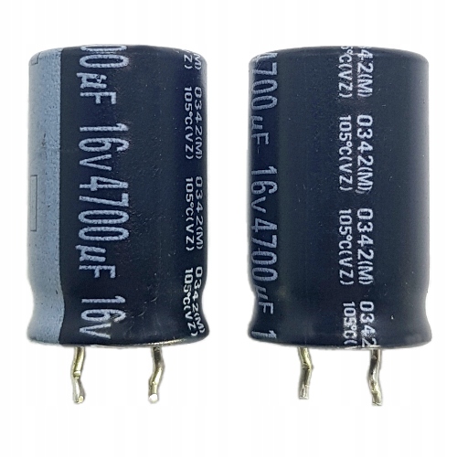 

4700uF 16V kondensator 105 C Taicon 16x26 10szt