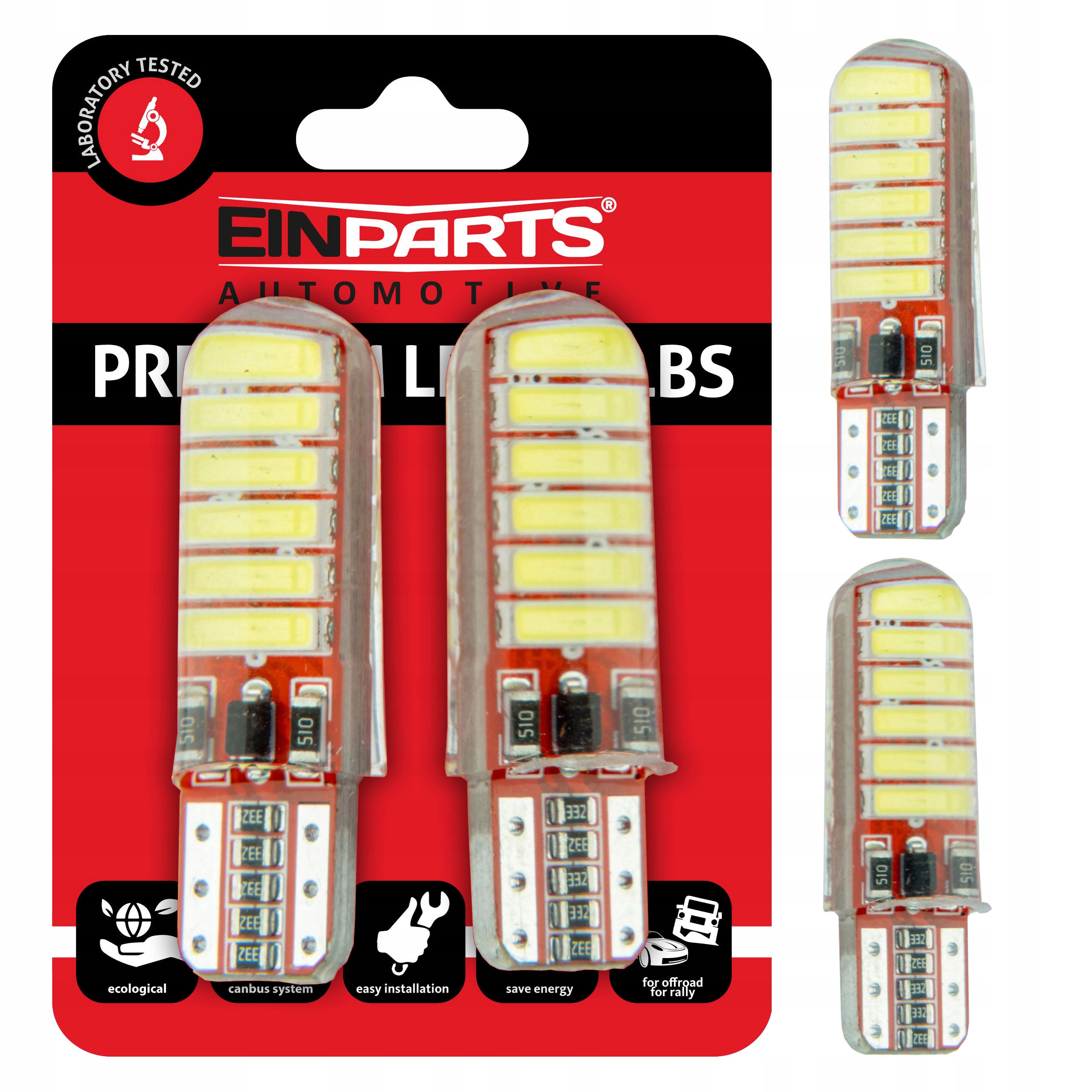 ŻARÓWKI LED 12V SAMOCHODOWE W5W 6000K CANBUS