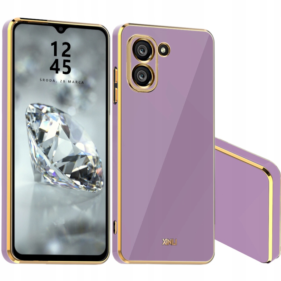

Etui Glamour Shine Do Realme C33 Szkło