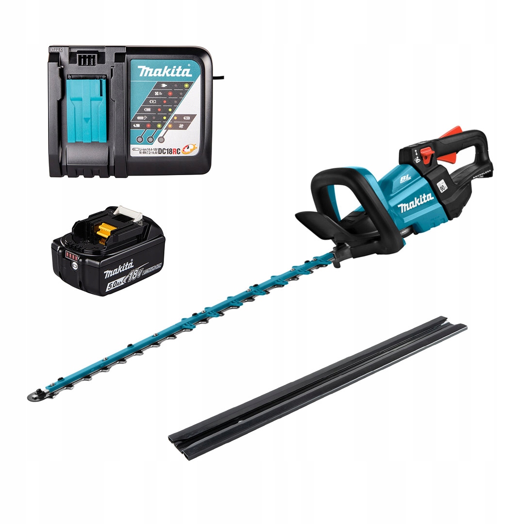 Akumulátorové nožnice na živý plot Makita DUH602RT Lxt 18V Bl Xpt 5Ah 600 mm